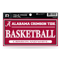 Wholesale Alabama University 3" X 6" True Pride Decal - Basketball