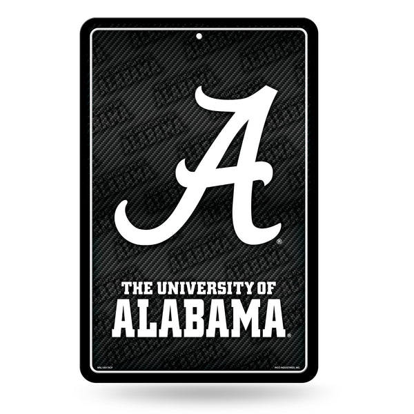 Wholesale Alabama University - Carbon Fiber Design - Large Metal Sign