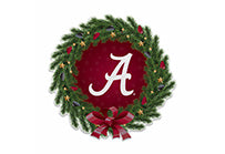 Wholesale Alabama University Holiday Wreath Shape Cut Pennant