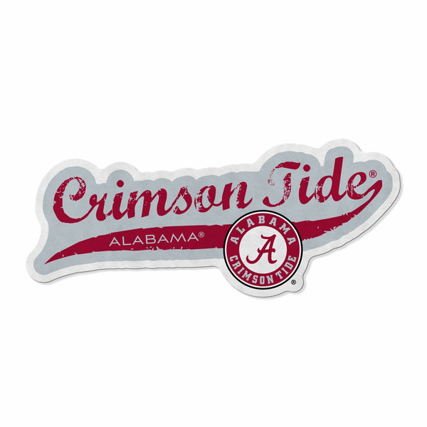 Wholesale Alabama University Shape Cut Logo With Header Card - Distressed Design