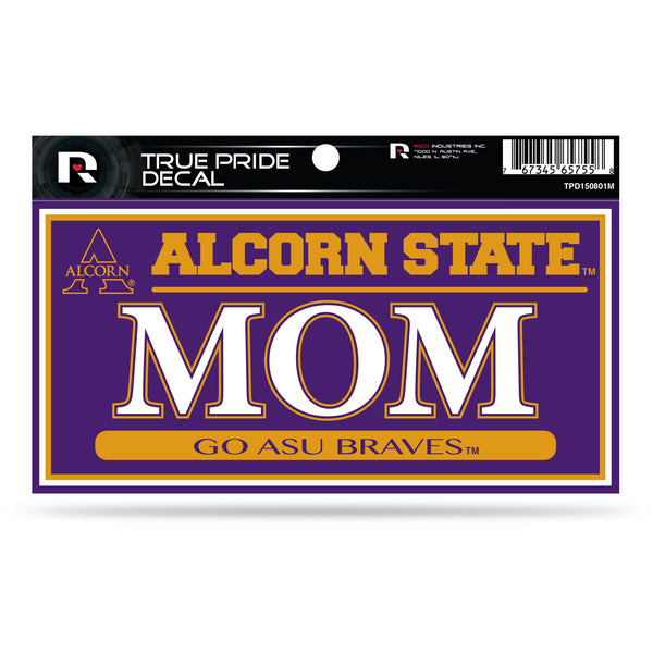 Wholesale Alcorn State 3" X 6" True Pride Decal - Mom