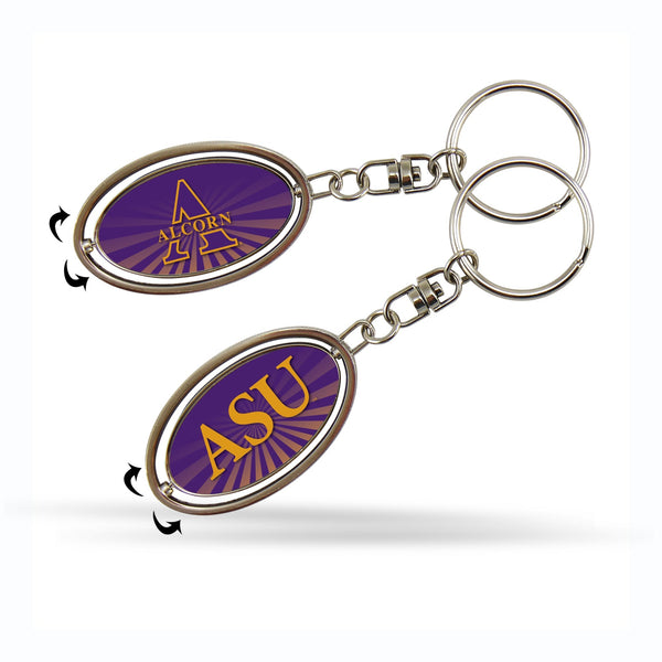 Wholesale Alcorn State Spinner Key Chain