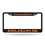 Wholesale Anaheim Ducks Black Laser Chrome 12 x 6 License Plate Frame