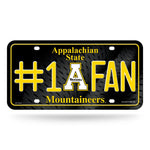 Wholesale Appalachian State #1 Fan Metal Tag