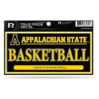 Wholesale Appalachian State 3" X 6" True Pride Decal - Basketball (Alternate)