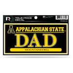 Wholesale Appalachian State 3" X 6" True Pride Decal - Dad (Alternate)