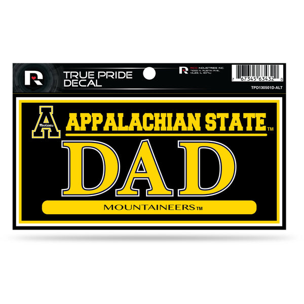 Wholesale Appalachian State 3" X 6" True Pride Decal - Dad (Alternate)