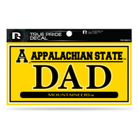Wholesale Appalachian State 3" X 6" True Pride Decal - Dad