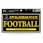 Wholesale Appalachian State 3" X 6" True Pride Decal - Football (Alternate)