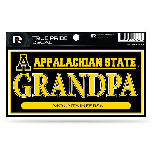 Wholesale Appalachian State 3" X 6" True Pride Decal - Grandpa (Alternate)