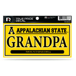 Wholesale Appalachian State 3" X 6" True Pride Decal - Grandpa