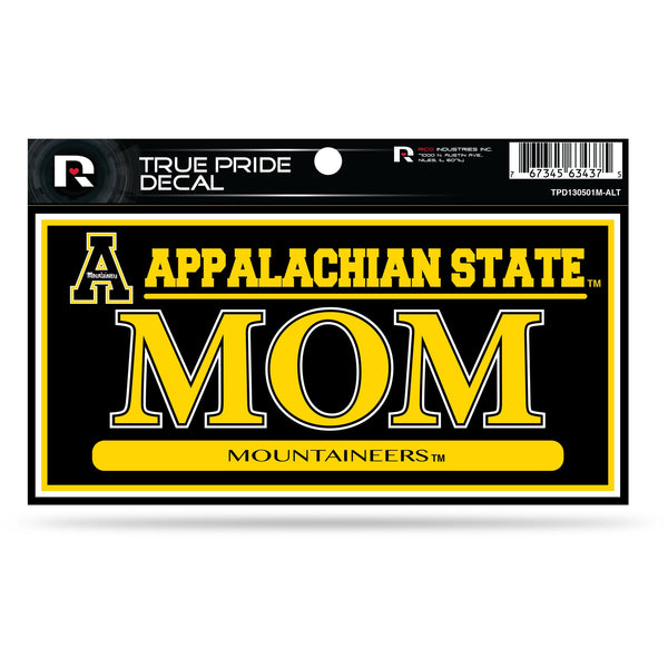 Wholesale Appalachian State 3" X 6" True Pride Decal - Mom (Alternate)