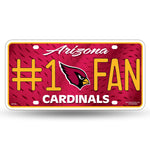 Wholesale Arizona Cardinals #1 Fan Metal Tag