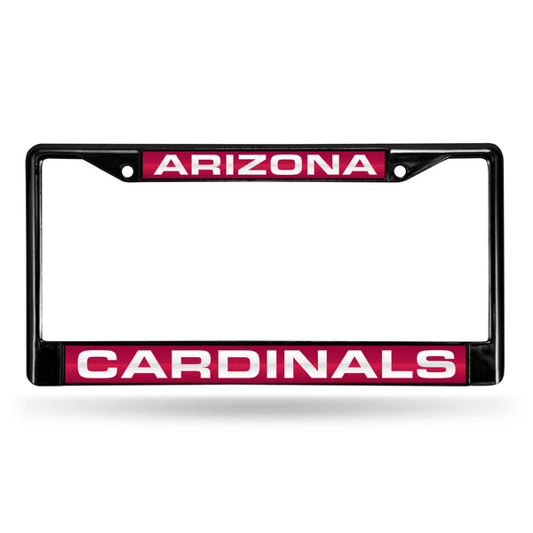 Wholesale Arizona Cardinals Black Laser Chrome 12 x 6 License Plate Frame