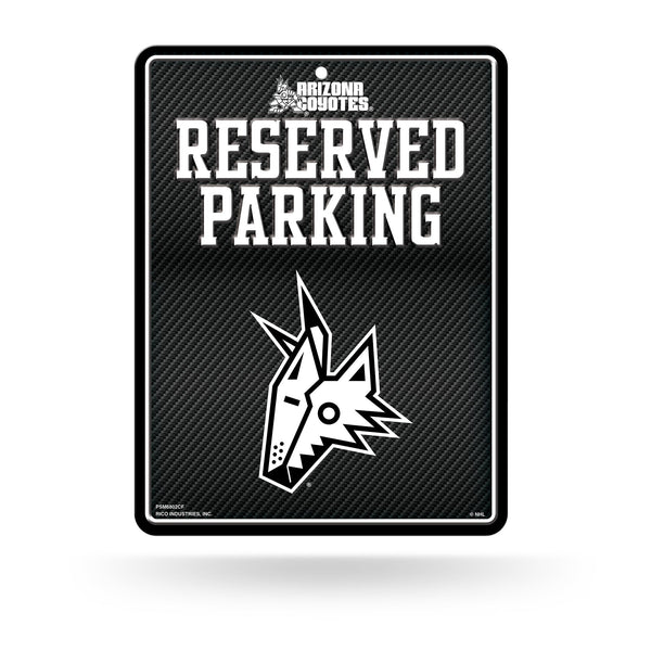 Wholesale Arizona Coyotes - Carbon Fiber Design - Metal Parking Sign