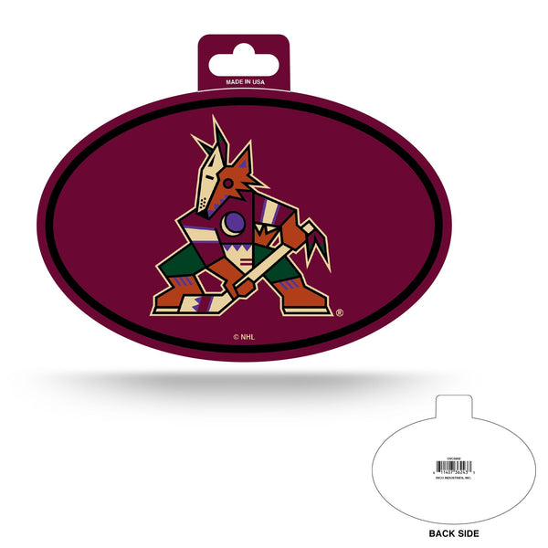 Wholesale Arizona Coyotes Full Color Oval Sticker