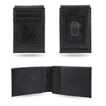 Wholesale Arizona Coyotes Laser Engraved Front Pocket Wallet - Black