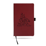 Wholesale Arizona Coyotes Maroon Laser Engraved Small Notepad