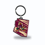 Wholesale Arizona Coyotes State Shaped Keychain