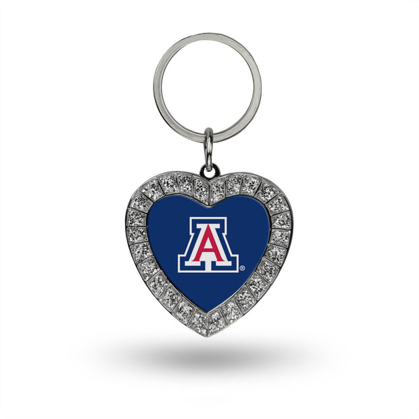 Wholesale Arizona Rhinestone Heart Key Chain