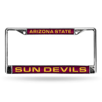 Wholesale Arizona St Red Laser Chrome Frame