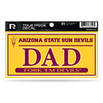 Wholesale Arizona State 3" X 6" True Pride Decal - Dad (Alternate)