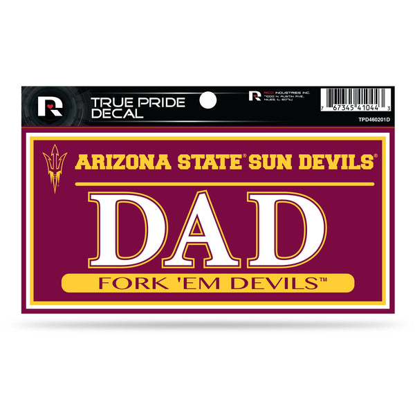Wholesale Arizona State 3" X 6" True Pride Decal - Dad