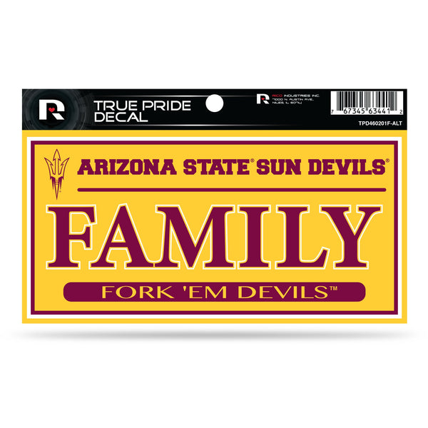 Wholesale Arizona State 3" X 6" True Pride Decal - Family (Alternate)