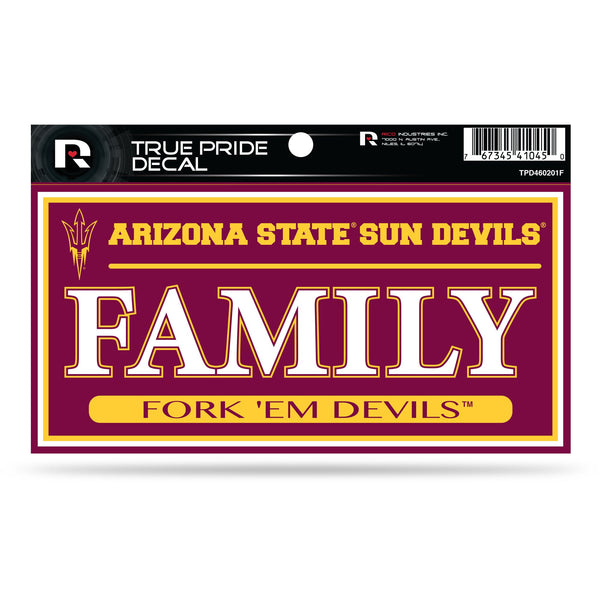 Wholesale Arizona State 3" X 6" True Pride Decal - Family