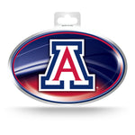 Wholesale Arizona University Metallic Oval Sticker