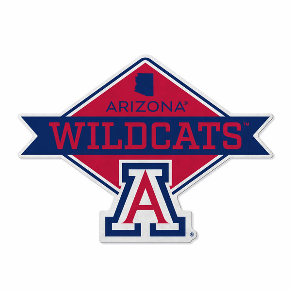 Wholesale Arizona University Shape Cut Logo With Header Card - Diamond Design