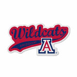 Wholesale Arizona University Shape Cut Logo With Header Card - Distressed Design