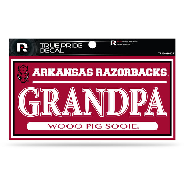 Wholesale Arkansas 3" X 6" True Pride Decal - Grandpa