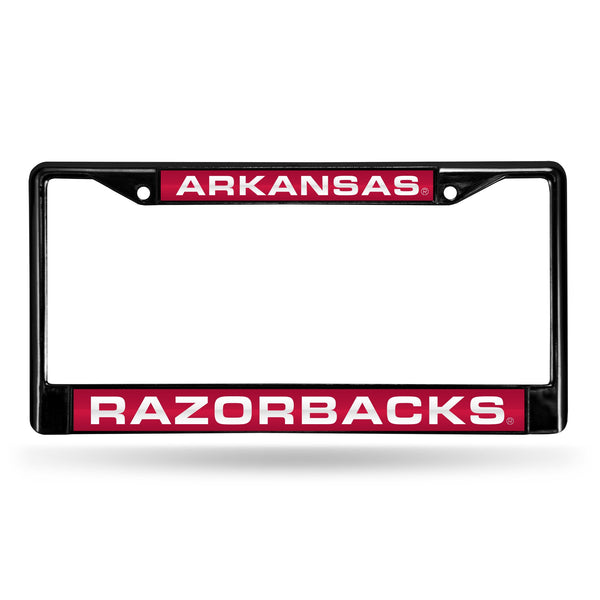 Wholesale Arkansas Razorbacks Black Laser Chrome 12 x 6 License Plate Frame