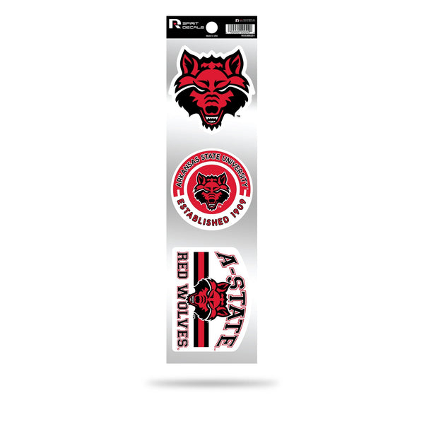 Wholesale Arkansas State 3-Piece Retro Spirit Decals