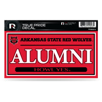 Wholesale Arkansas State 3" X 6" True Pride Decal - Alumni