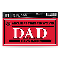 Wholesale Arkansas State 3" X 6" True Pride Decal - Dad