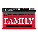 Wholesale Arkansas State 3" X 6" True Pride Decal - Family