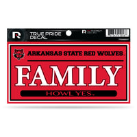 Wholesale Arkansas State 3" X 6" True Pride Decal - Family