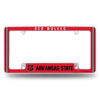 Wholesale Arkansas State Alternate Design All Over Chrome Frame - Bottom Oriented