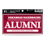 Wholesale Arkansas University 3" X 6" True Pride Decal - Alumni