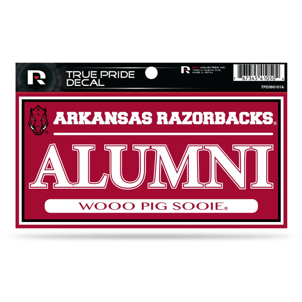Wholesale Arkansas University 3" X 6" True Pride Decal - Alumni