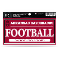 Wholesale Arkansas University 3" X 6" True Pride Decal - Football
