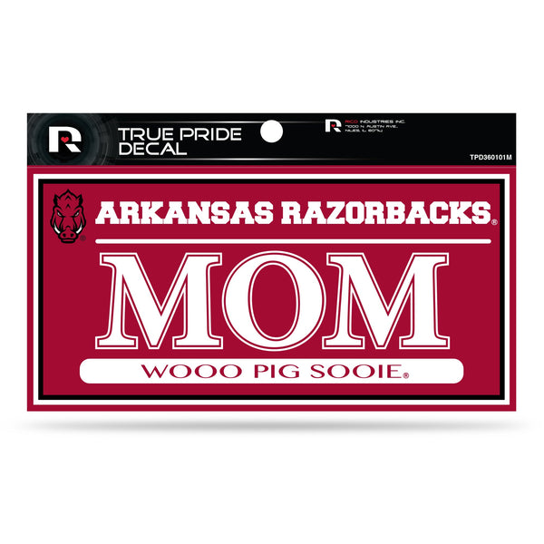 Wholesale Arkansas University 3" X 6" True Pride Decal - Mom