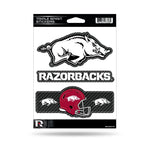 Wholesale Arkansas University - Carbon Fiber Design - Triple Spirit Stickers