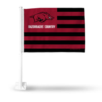 Wholesale Arkansas University "Razorbacks Country" Car Flag