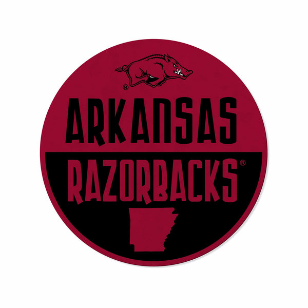 Wholesale Arkansas University Shape Cut Logo With Header Card - Classic Design