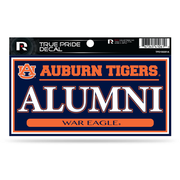 Wholesale Auburn 3" X 6" True Pride Decal - Alumni