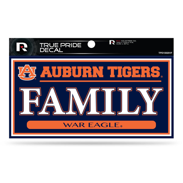 Wholesale Auburn 3" X 6" True Pride Decal - Family