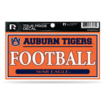 Wholesale Auburn 3" X 6" True Pride Decal - Football (Alternate)